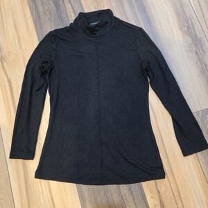 Banana Republic Black Soft Luxe Mockneck